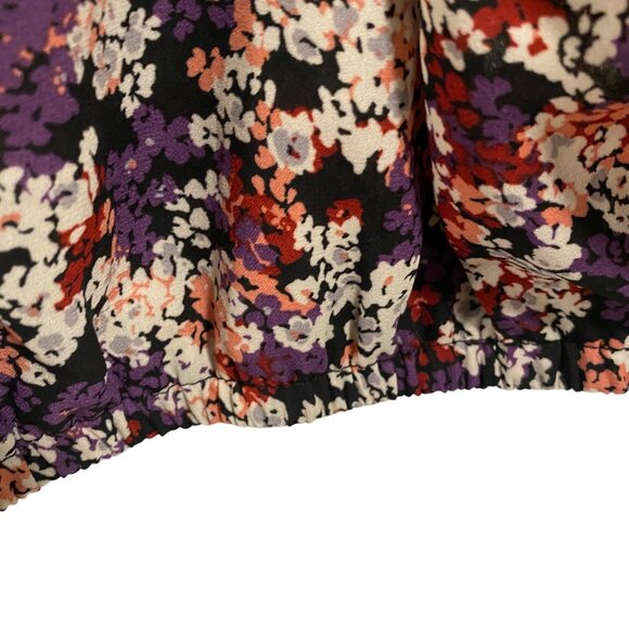 Sanctuary Cori‎ Wrapped Front Long Sleeve Floral Blouse Size M - Picture 4 of 9